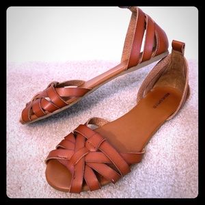 Mossimo brown leather sandals